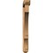 Ekena Millwork Balboa Arts and Crafts Smooth Bracket w/ Offset Brace, Western Red Cedar, 5 1/2"W x 48"D x 48"H BKT0604X48X48BOA03SWR - alternate 4